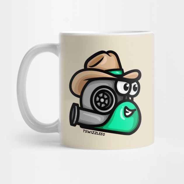 Turbo Snail - Cowboy (Mint) by hoddynoddy